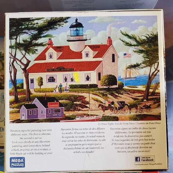 Pt. Pinos Light  - Mega Puzzles puzzle collectible [Barcode 072348092009] - Main Image 2