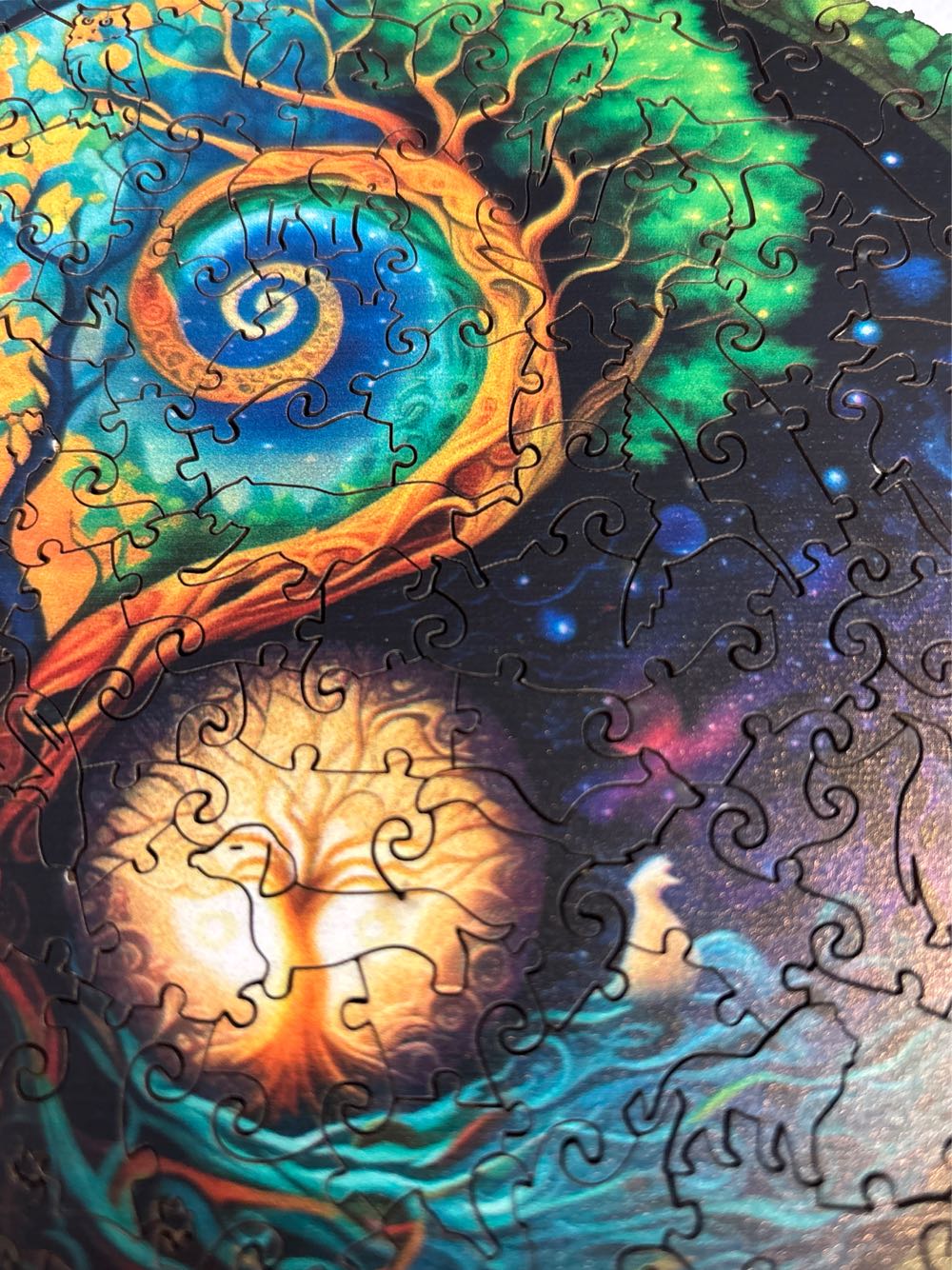 Yin Yang Tree Of Life - Kaayee puzzle collectible - Main Image 3