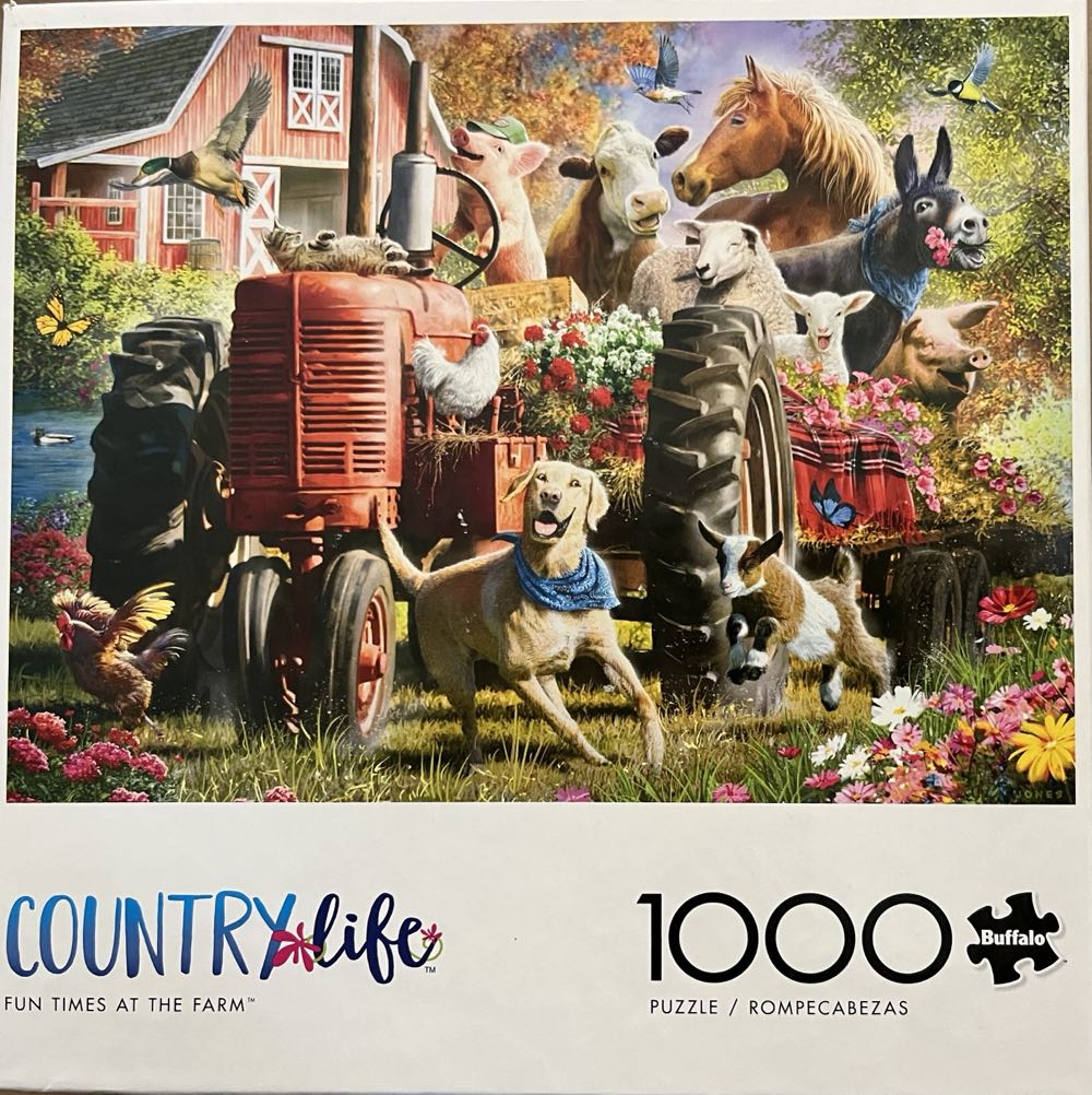 Fun Times at the Farm - Buffalo Complete puzzle collectible [Barcode 079346119677] - Main Image 4