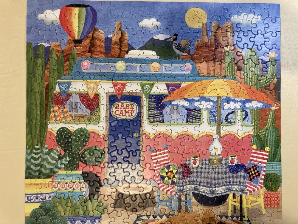 Happy Camper Cactus Camp-Out - Ceaco puzzle collectible [Barcode 021081224772] - Main Image 2