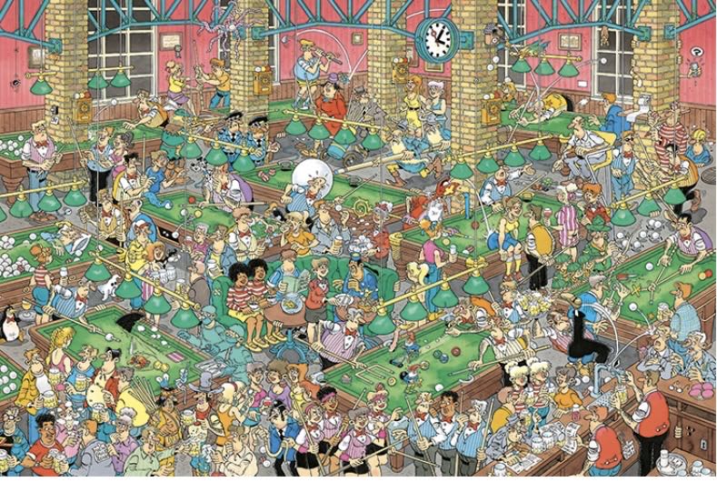 Chalk Up! - Jumbo puzzle collectible [Barcode 8710126200261] - Main Image 2