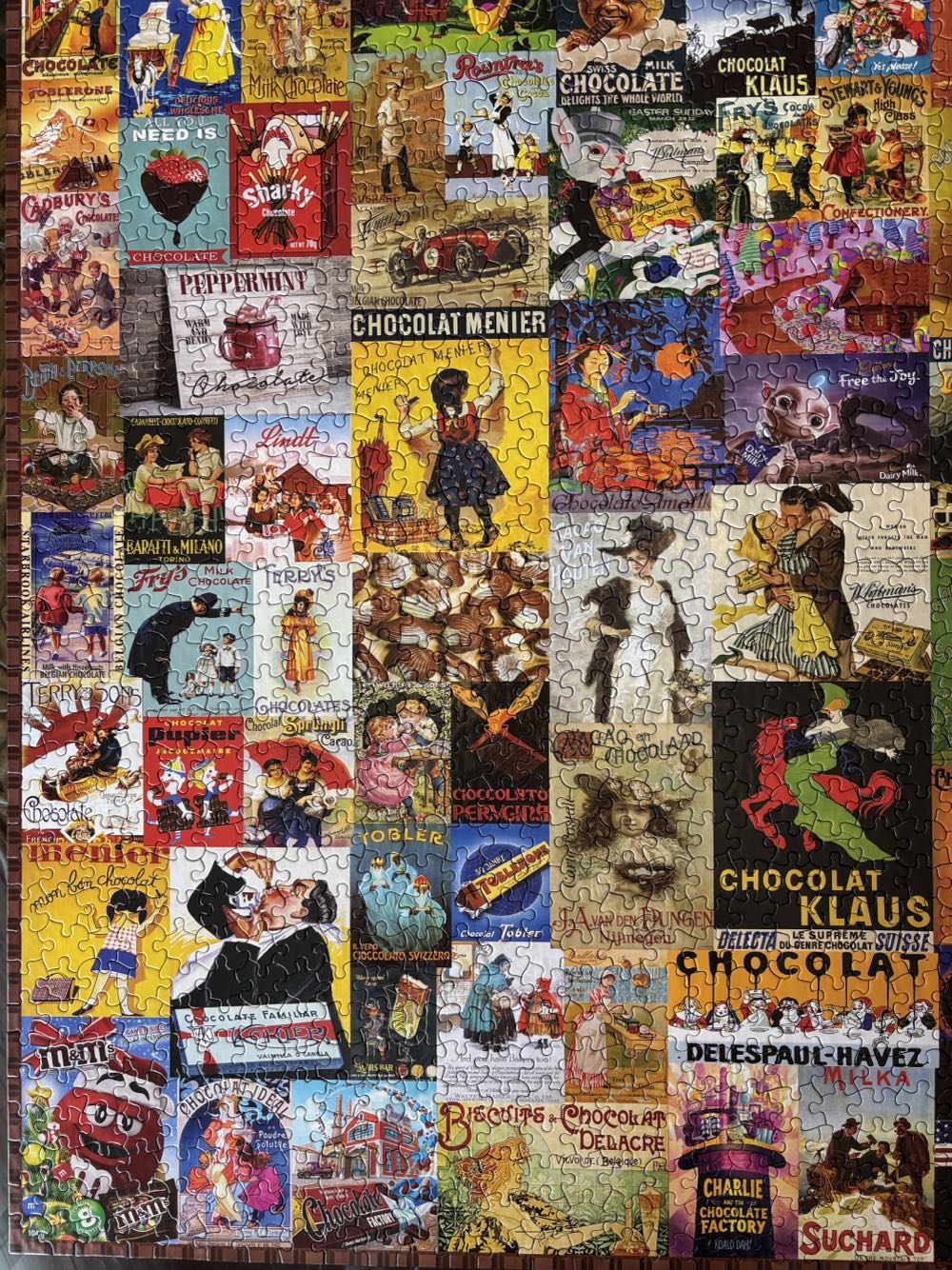 I Love Chocolate - White Mountain puzzle collectible [Barcode 724819263486] - Main Image 2