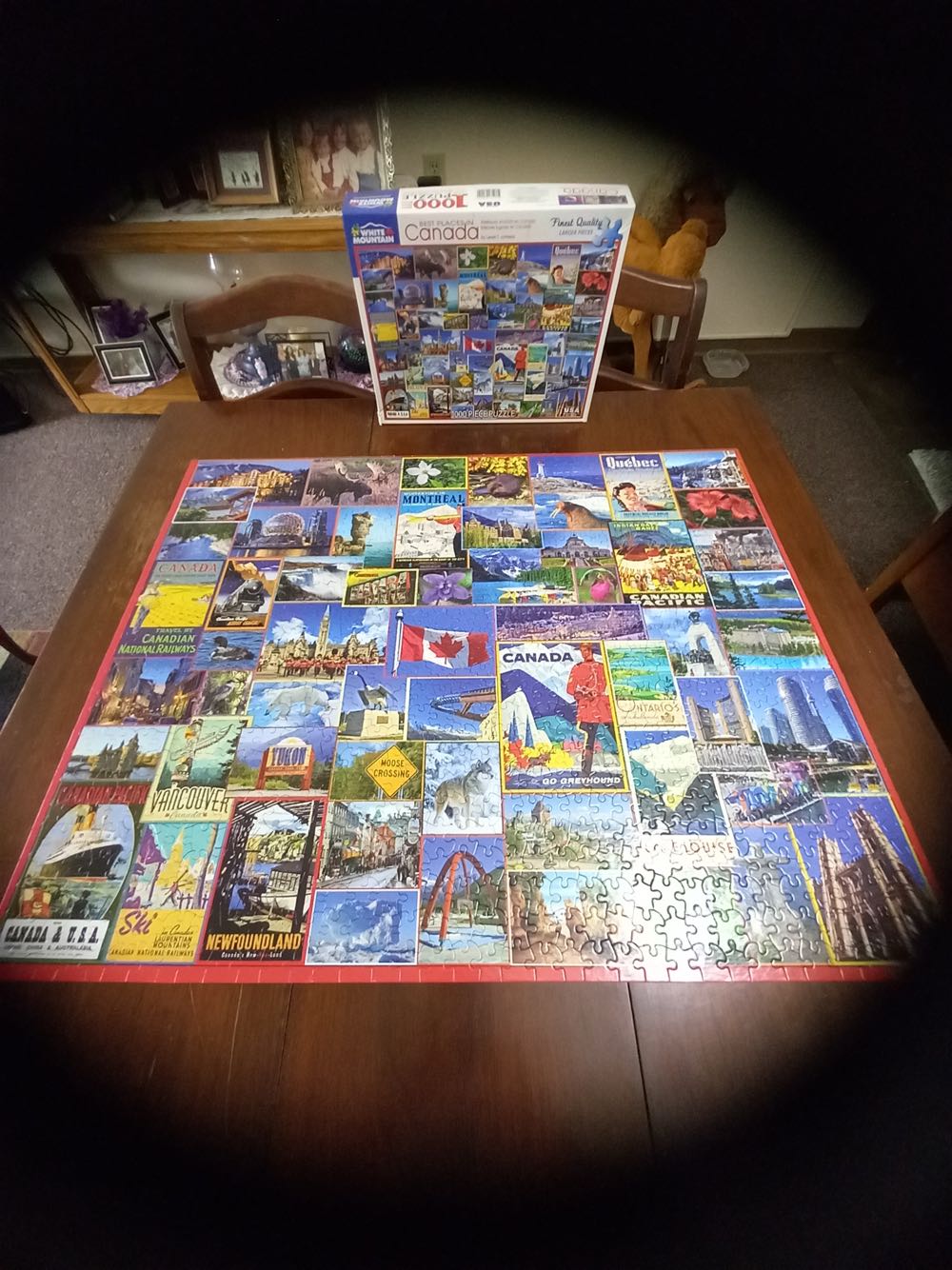 Best Places In Canada - White Mountain puzzle collectible [Barcode 724819260010] - Main Image 2