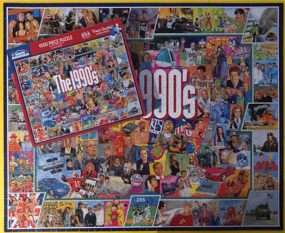 The 1990s - White Mountain puzzle collectible [Barcode 724819255368] - Main Image 3