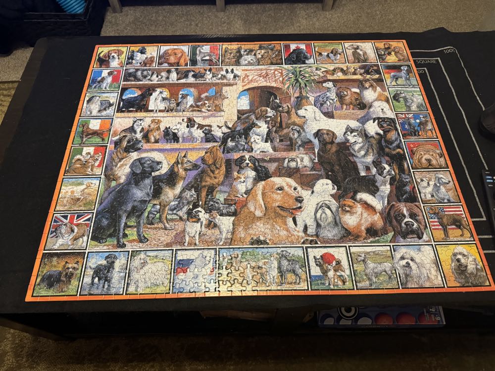 The World Of Dogs-used-Traci - White Mountain 🇺🇸 puzzle collectible [Barcode 724819247622] - Main Image 2