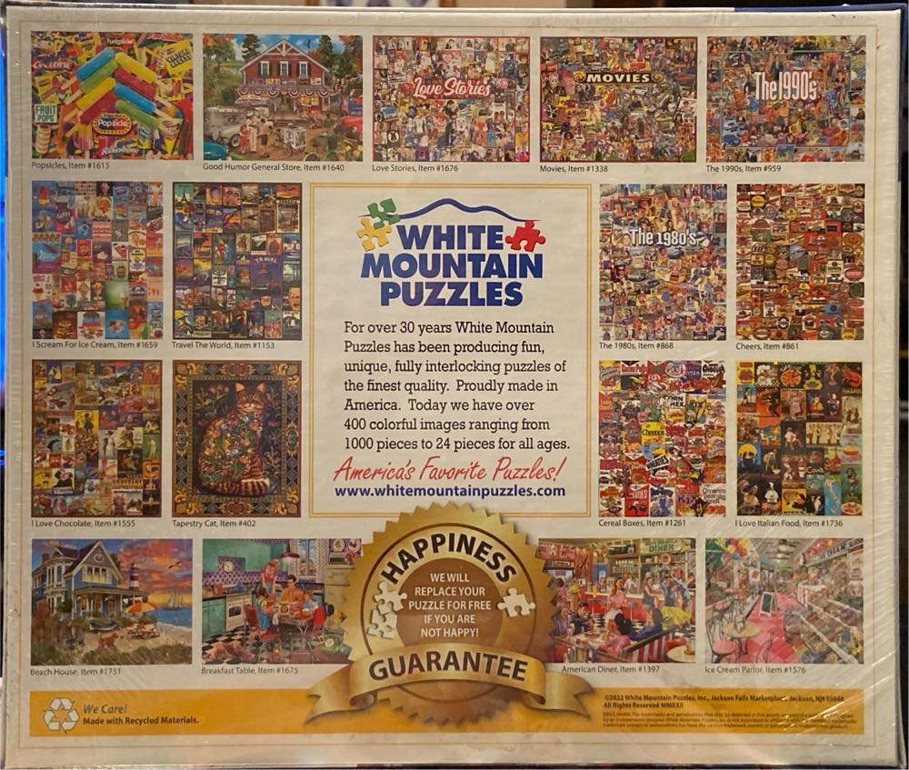 The World of Cats - White Mountain Puzzles puzzle collectible [Barcode 724819247554] - Main Image 4