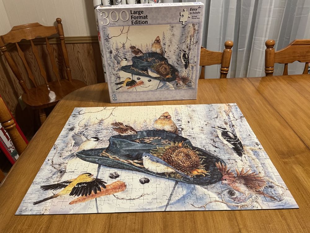 Sunflower Snowman - FX Schmid puzzle collectible [Barcode 099252788132] - Main Image 4