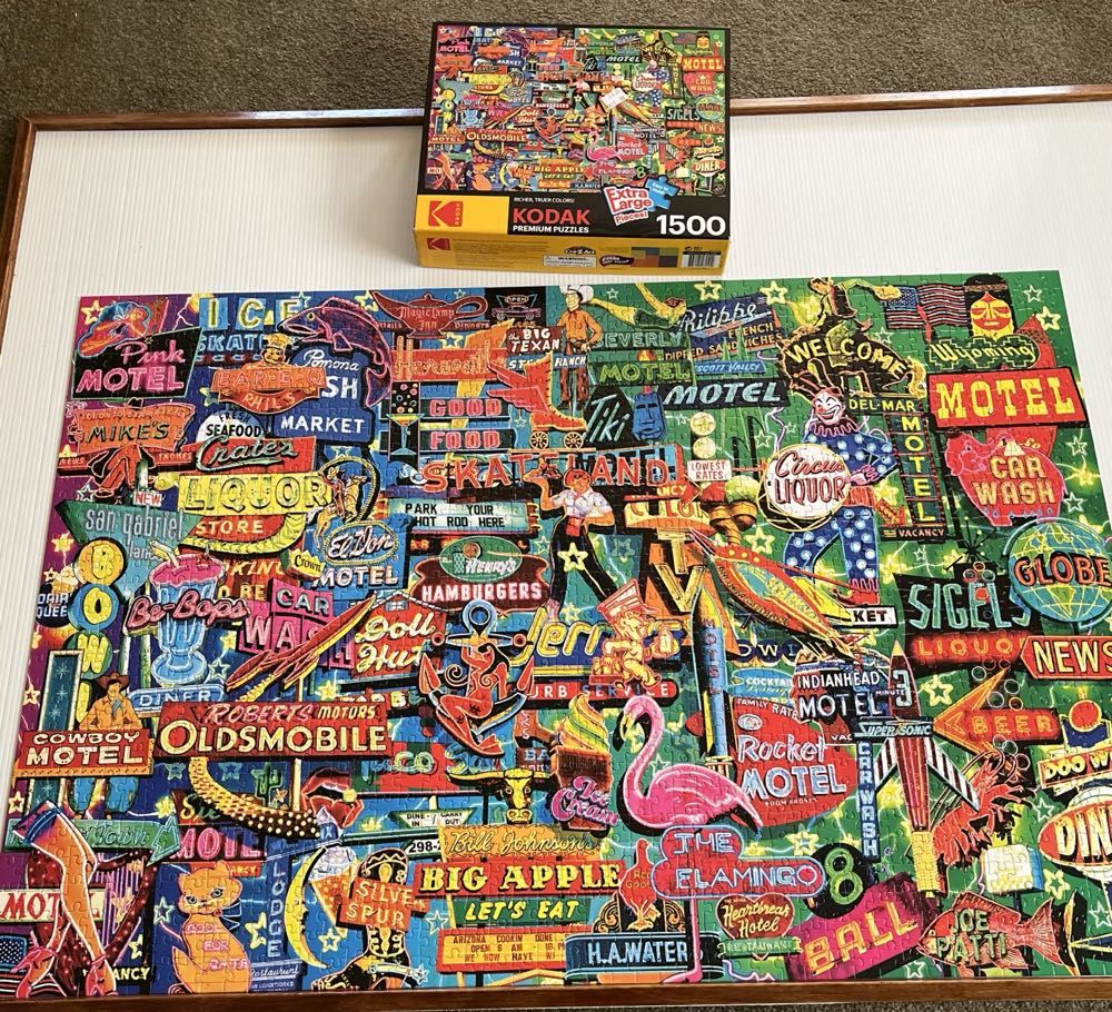 Kodak Neon Retro Signs  - Kodak puzzle collectible - Main Image 2