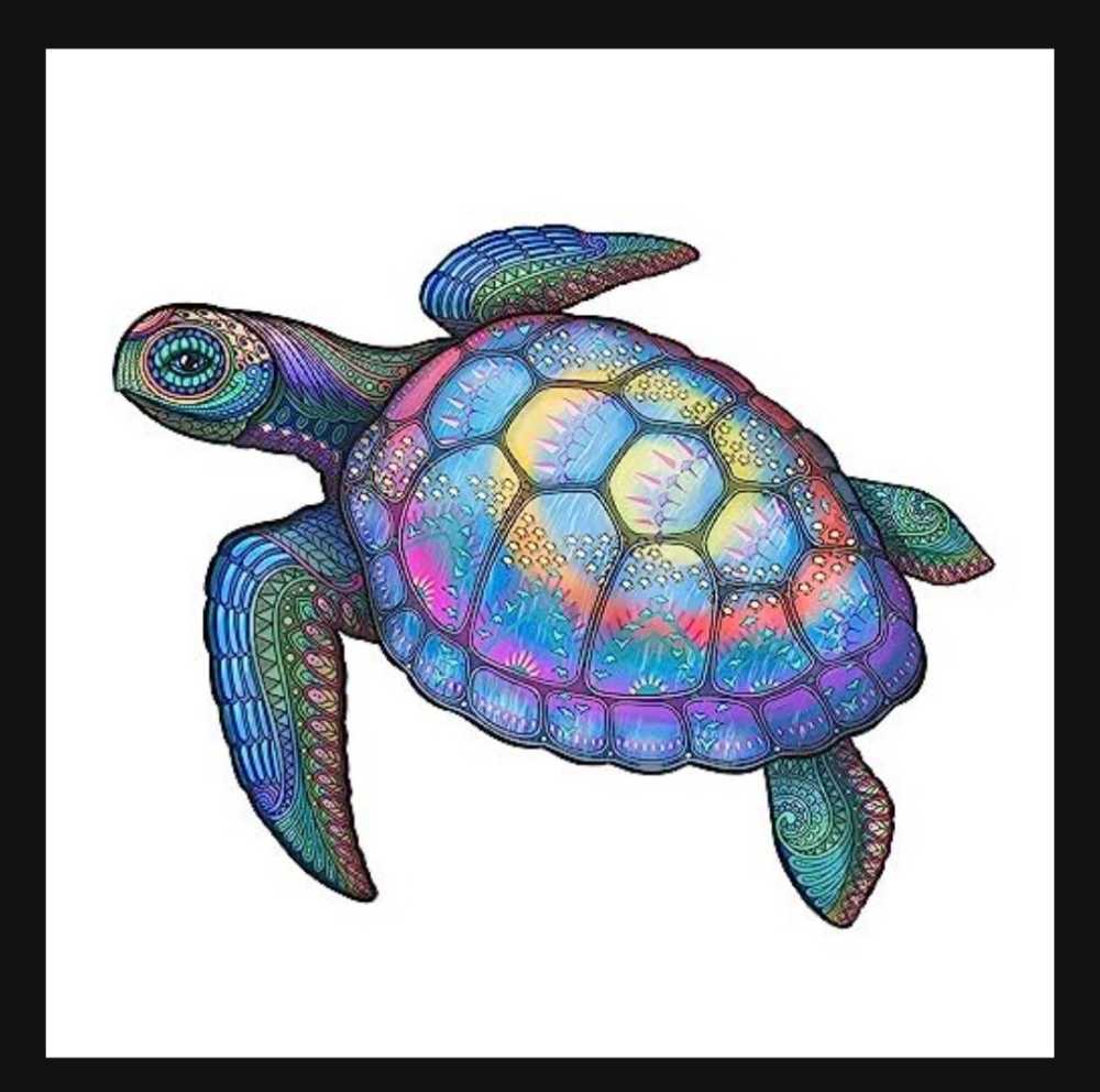 Sea Turtle  - Zen Chalet puzzle collectible - Main Image 2