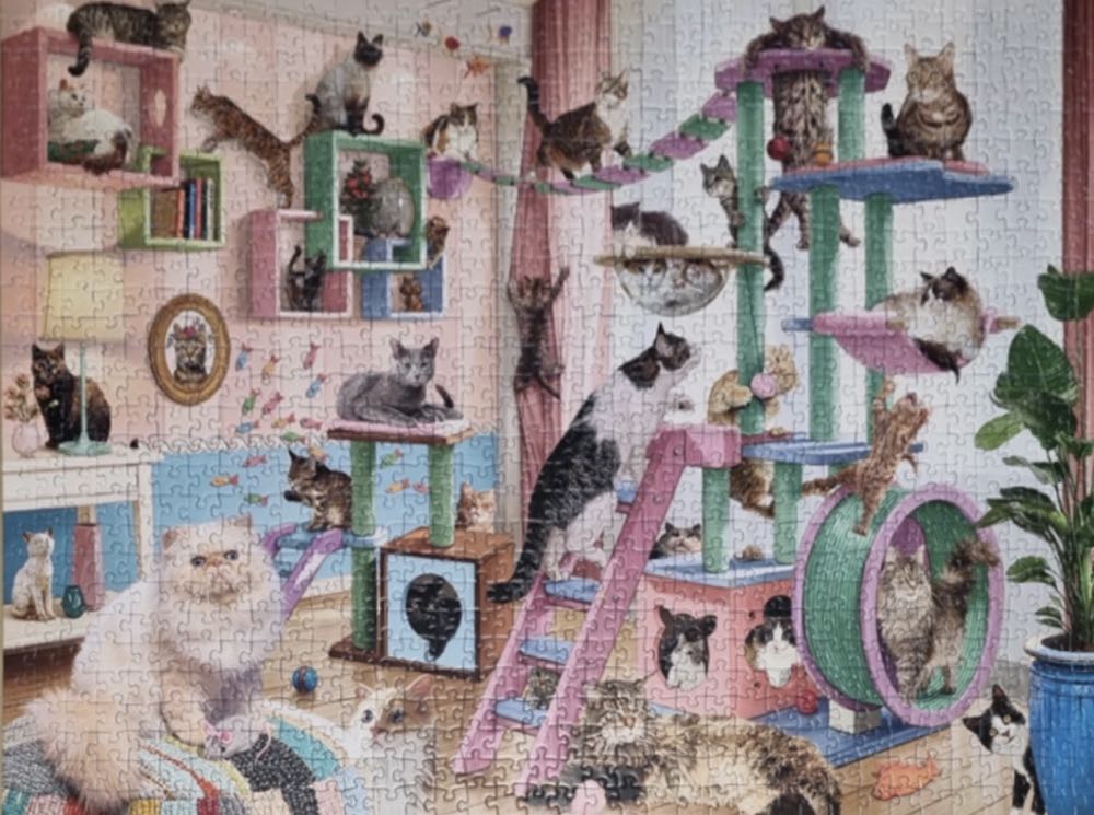 Cat Tree Heaven - Ravensburger puzzle collectible [Barcode 4005555008750] - Main Image 3