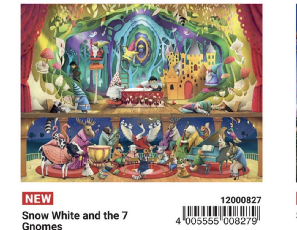 Ravensburger: Snow White And The Seven Gnomes - Ravensburger puzzle collectible - Main Image 2