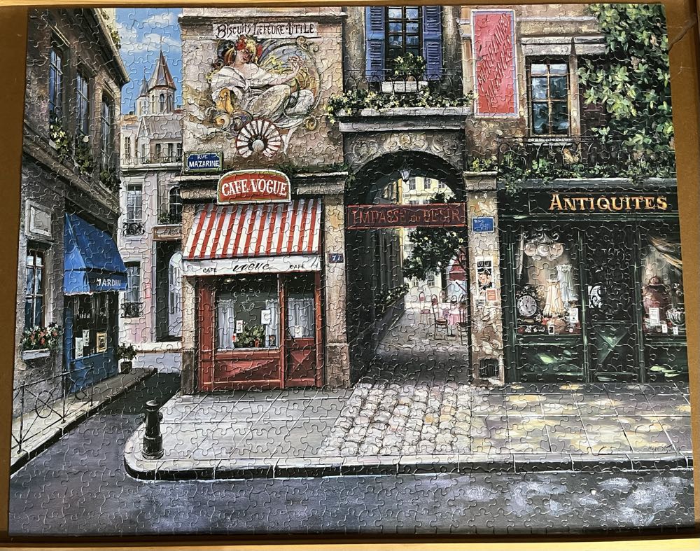 VOGUE CAFE - White Mountain Puzzles puzzle collectible [Barcode 724819248902] - Main Image 2