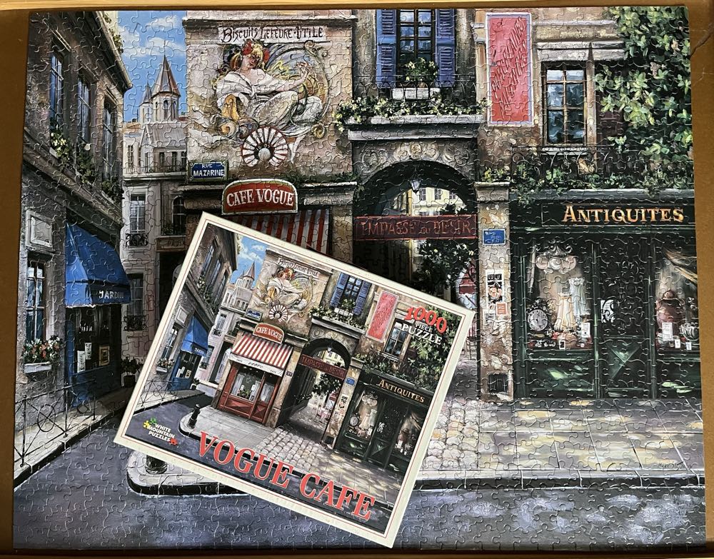VOGUE CAFE - White Mountain Puzzles puzzle collectible [Barcode 724819248902] - Main Image 3