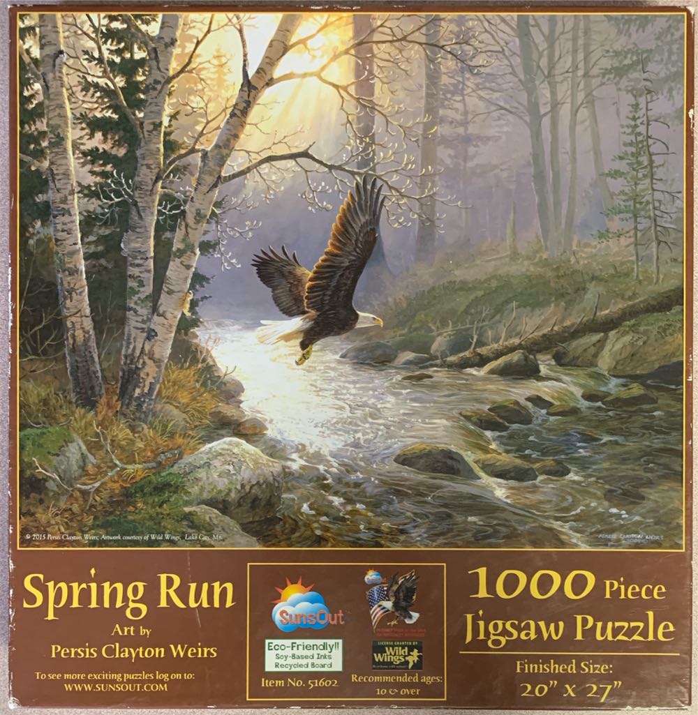 Spring Run - SunsOut puzzle collectible [Barcode 796780516021] - Main Image 2