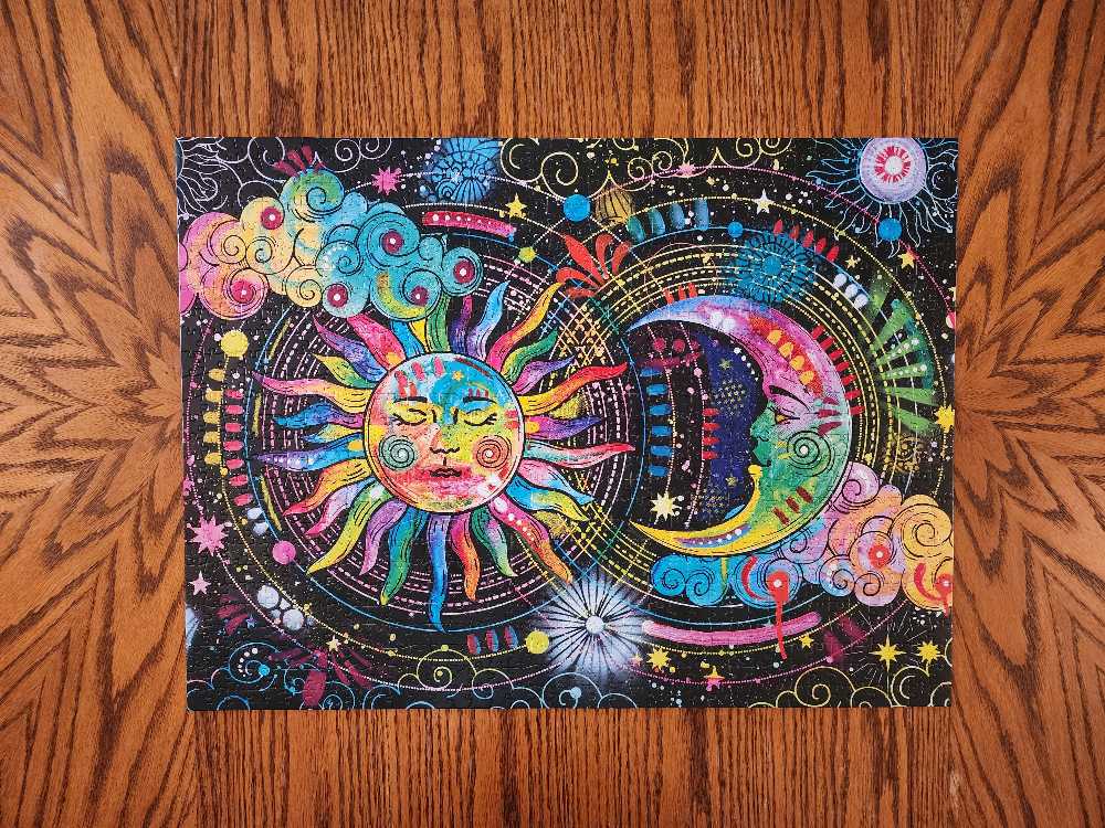 Sun, Moon, Stars - Buffalo Games puzzle collectible [Barcode 079346138012] - Main Image 2