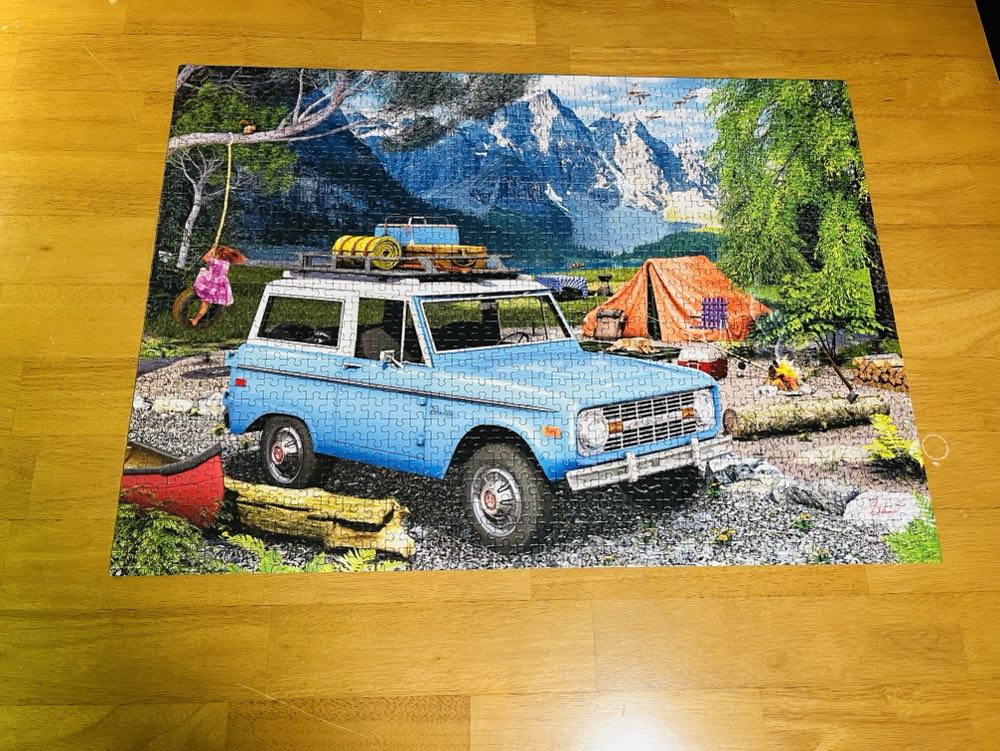 Backwoods Bronco - EuroGraphics puzzle collectible [Barcode 628136657976] - Main Image 2