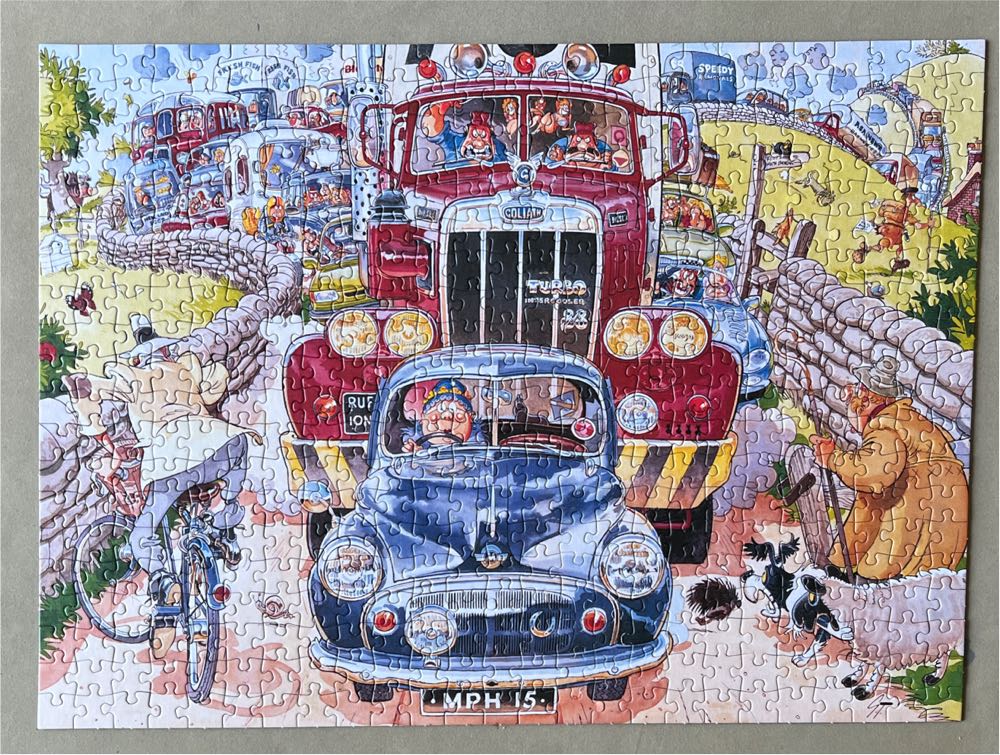 Wasgij Original #1 Sunday Drivers - Jumbo 🇳🇱 puzzle collectible [Barcode 8710126171189] - Main Image 2