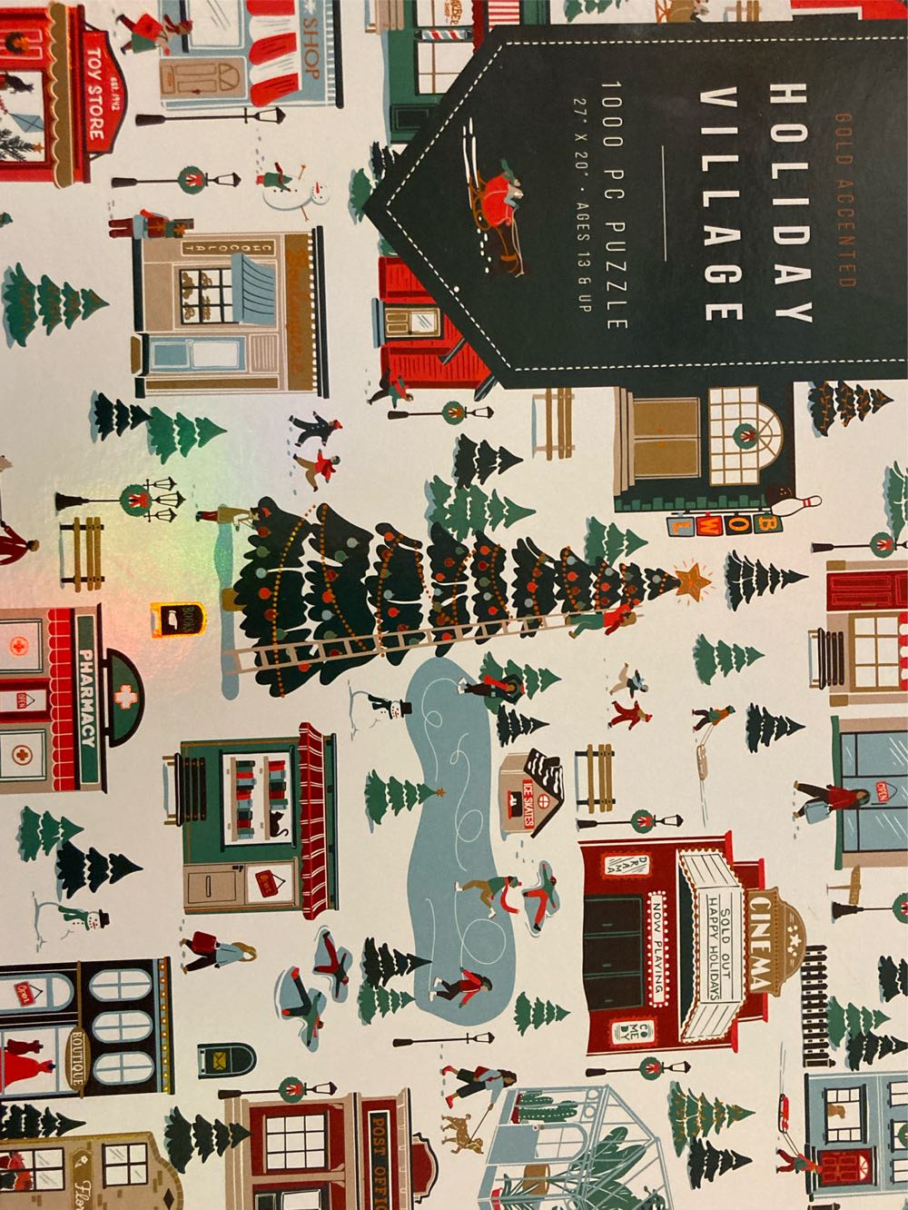 Holiday Village - Paper Source puzzle collectible - Main Image 2