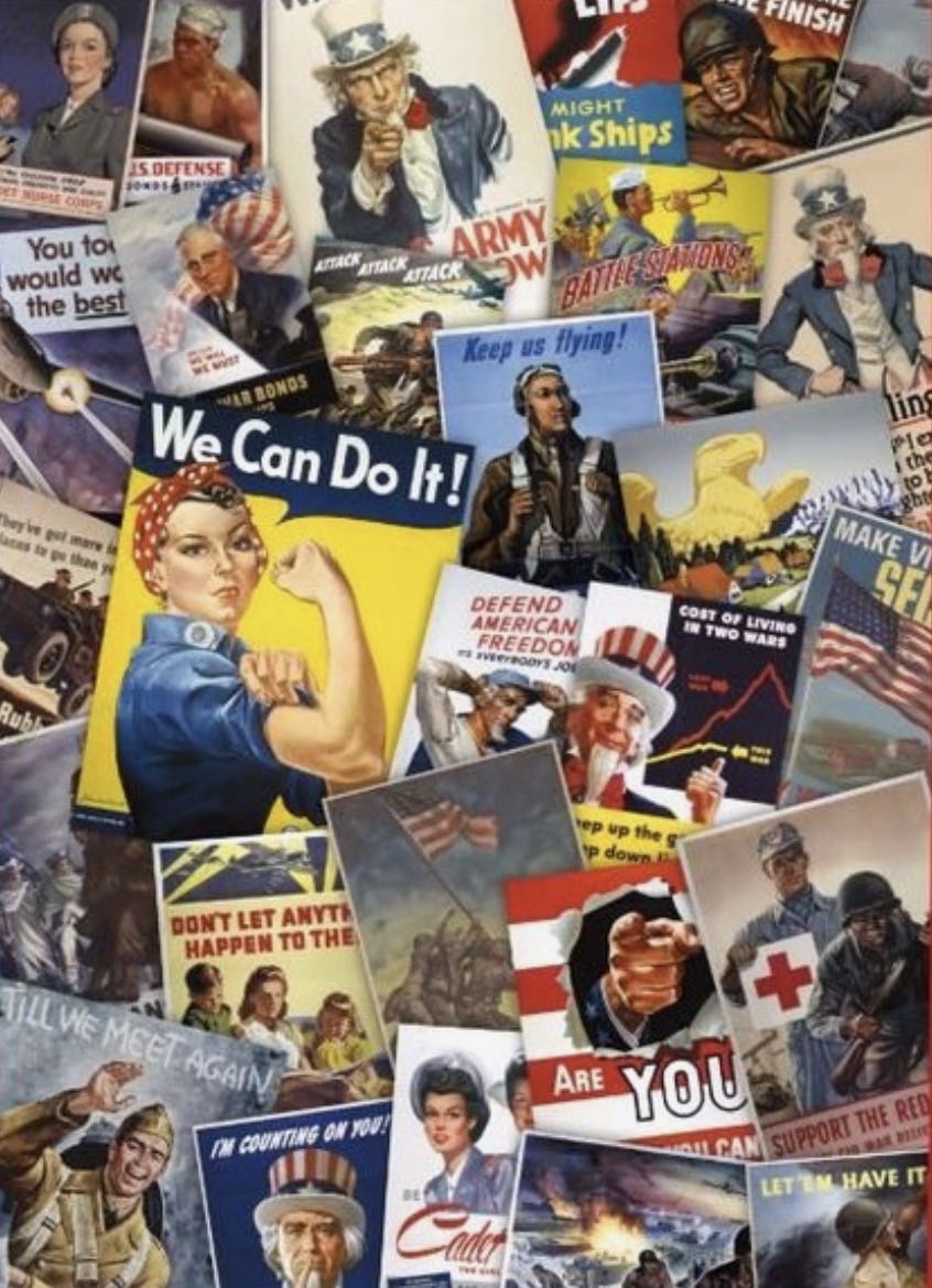 Smithsonian War Posters - Aquarius puzzle collectible [Barcode 0840391148147] - Main Image 2