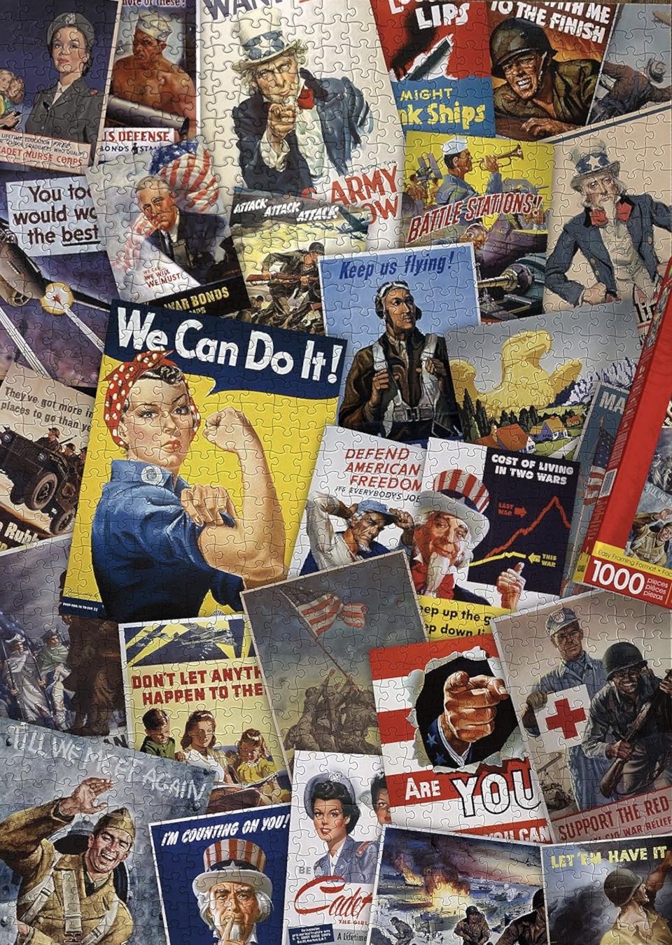 Smithsonian War Posters - Aquarius puzzle collectible [Barcode 0840391148147] - Main Image 3