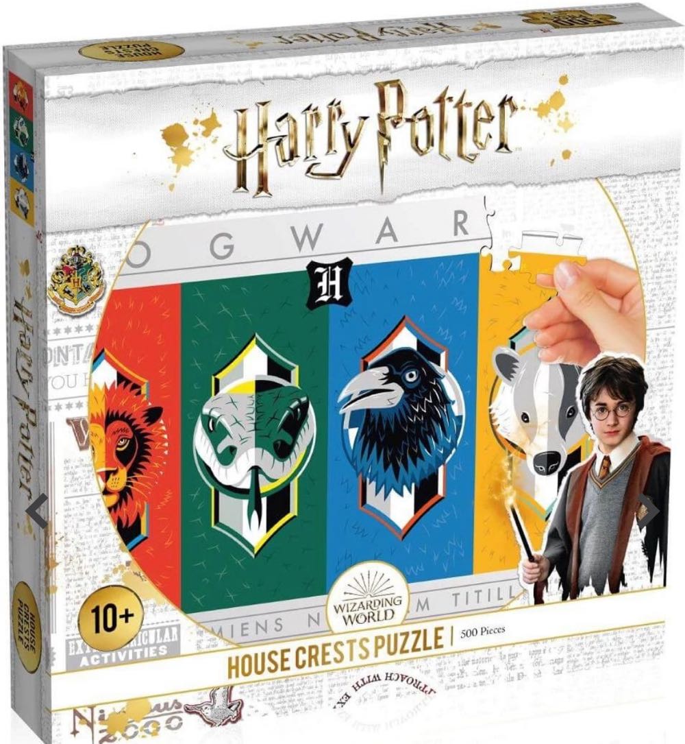 Hogwarts House Crests - Harry Potter Wizarding World puzzle collectible - Main Image 2