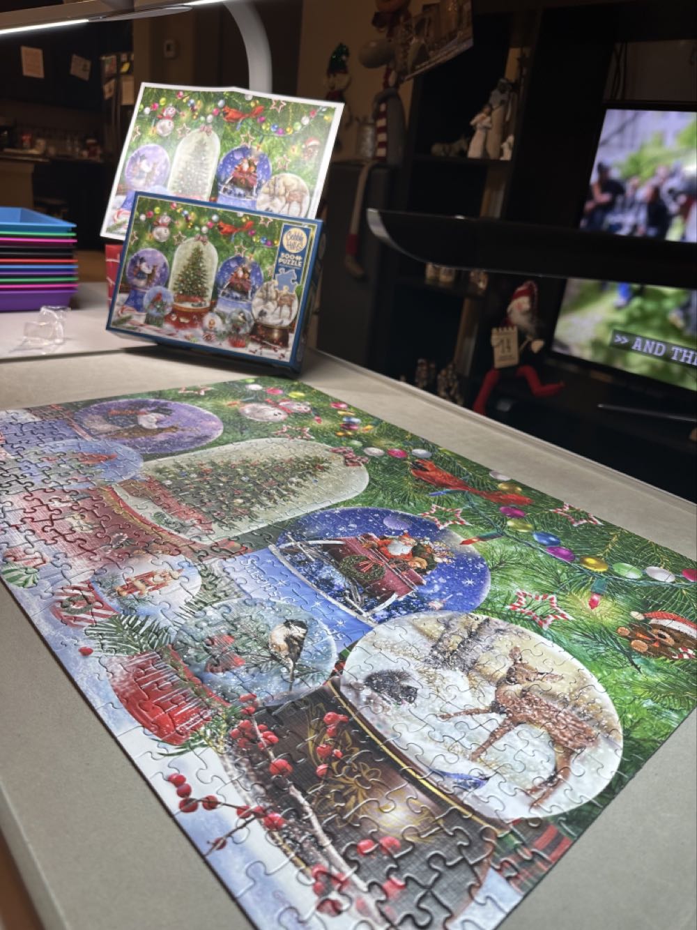 Snow Globes - DONE - Cobble Hill puzzle collectible - Main Image 2