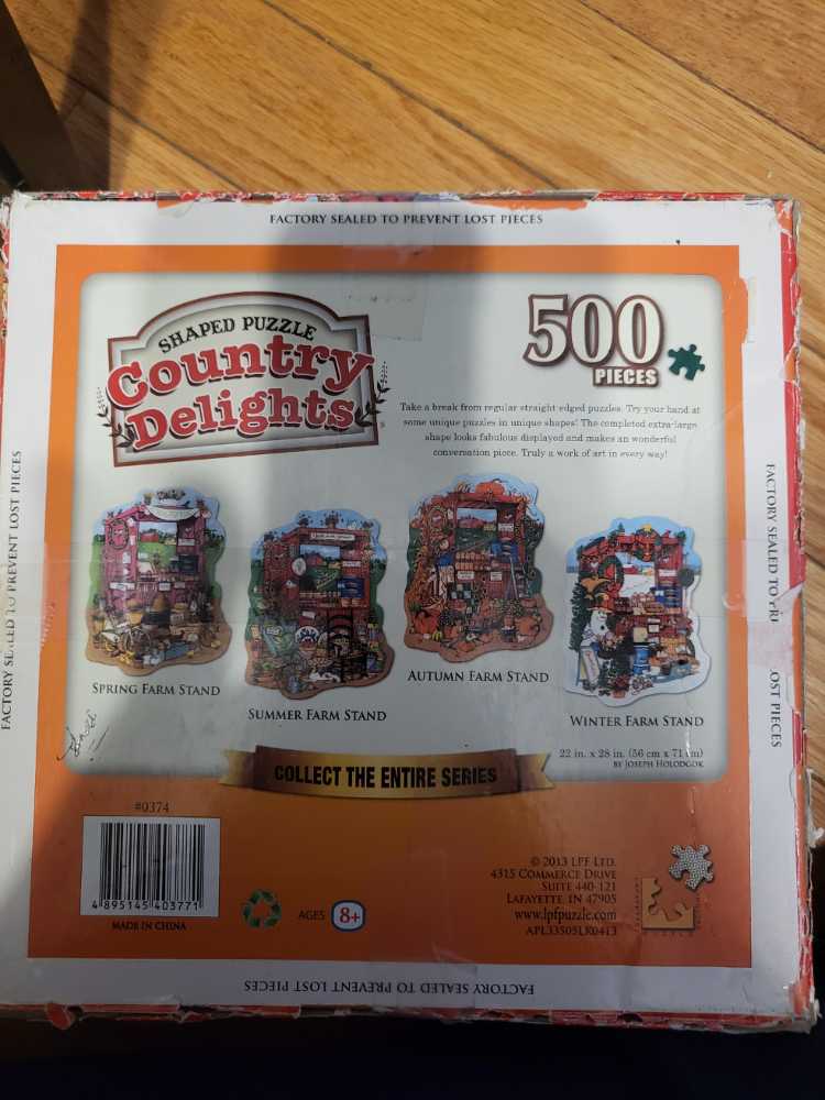 Autumn Farm Stand - LPF Puzzle Company puzzle collectible [Barcode 4895145403771] - Main Image 2