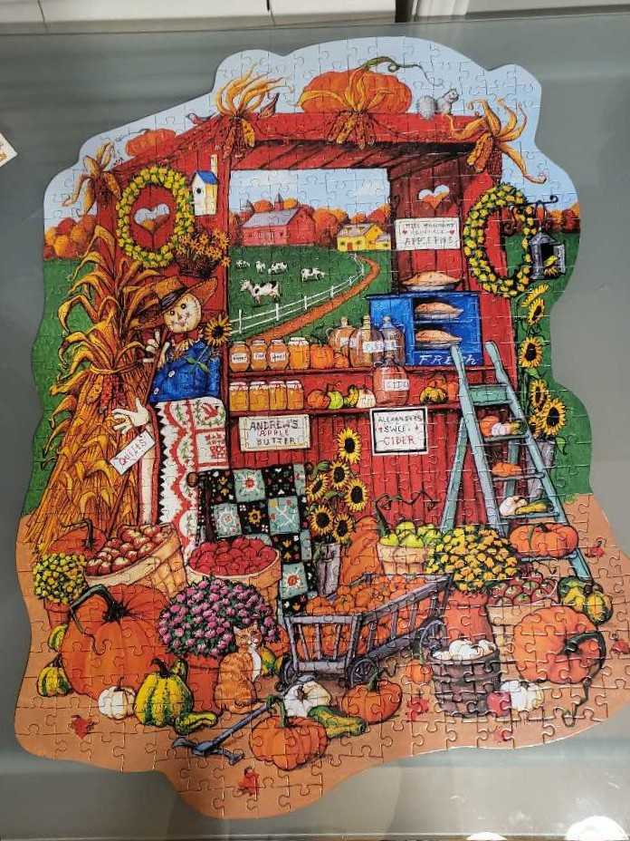 Autumn Farm Stand - LPF Puzzle Company puzzle collectible [Barcode 4895145403771] - Main Image 3