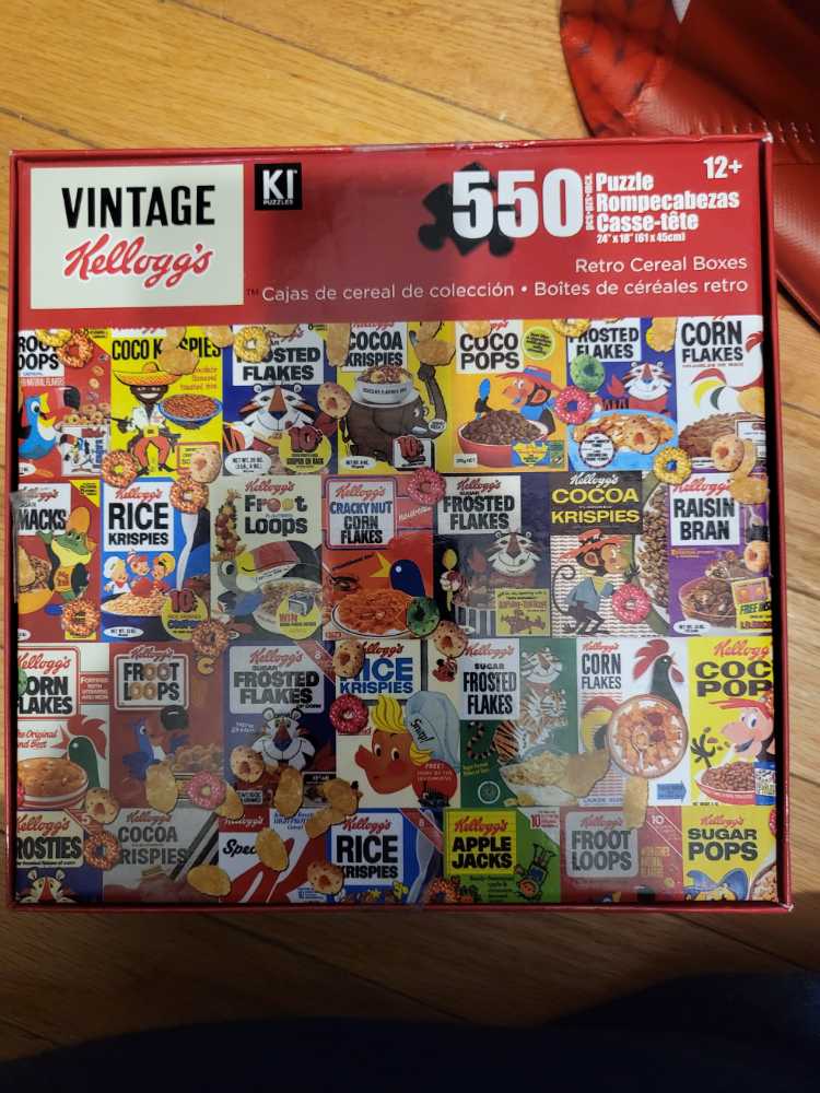 Retro Cereal Boxes  - KI Puzzle puzzle collectible [Barcode 773392090293] - Main Image 2