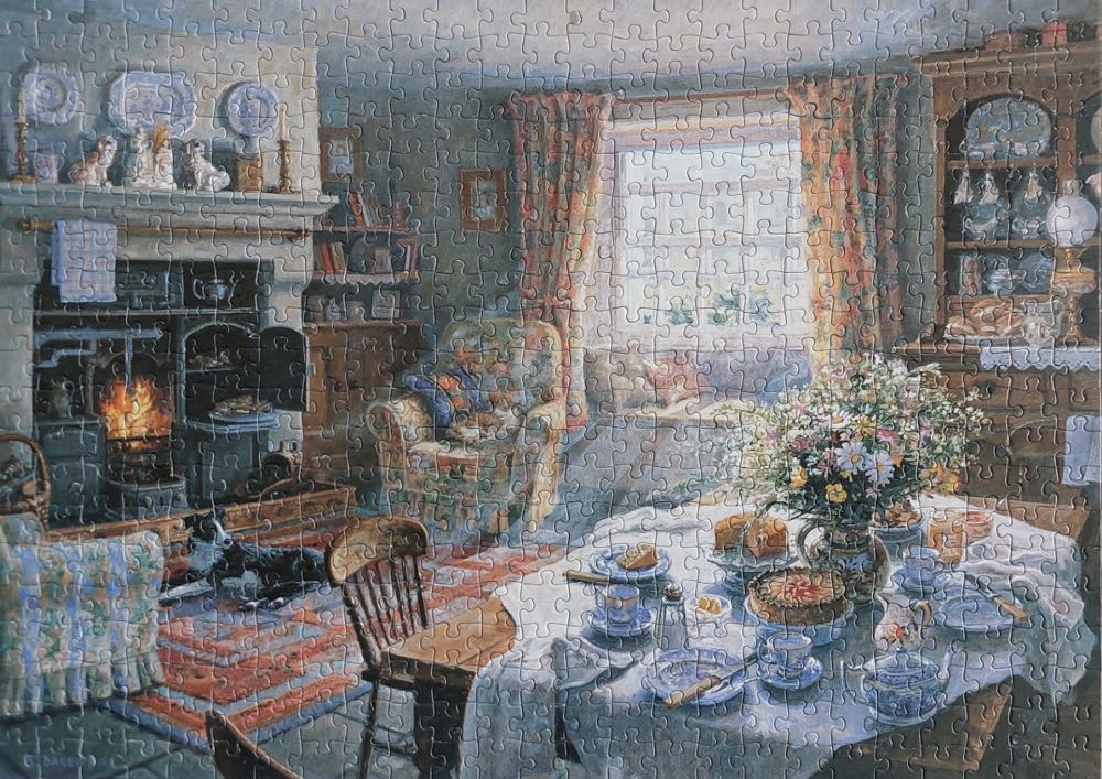 Afternoon Tea - Falcon de luxe puzzle collectible [Barcode 8710126109052] - Main Image 3