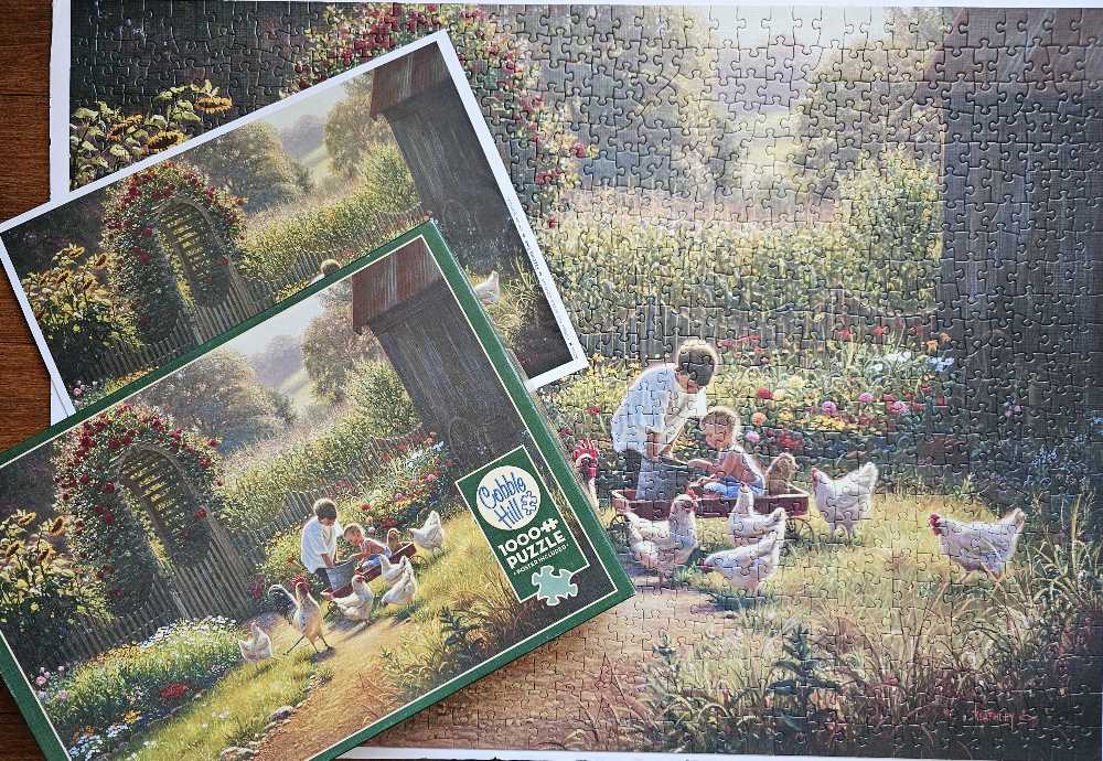 Feeding Time - Cobble Hill 🇨🇦 puzzle collectible [Barcode 625012801386] - Main Image 4