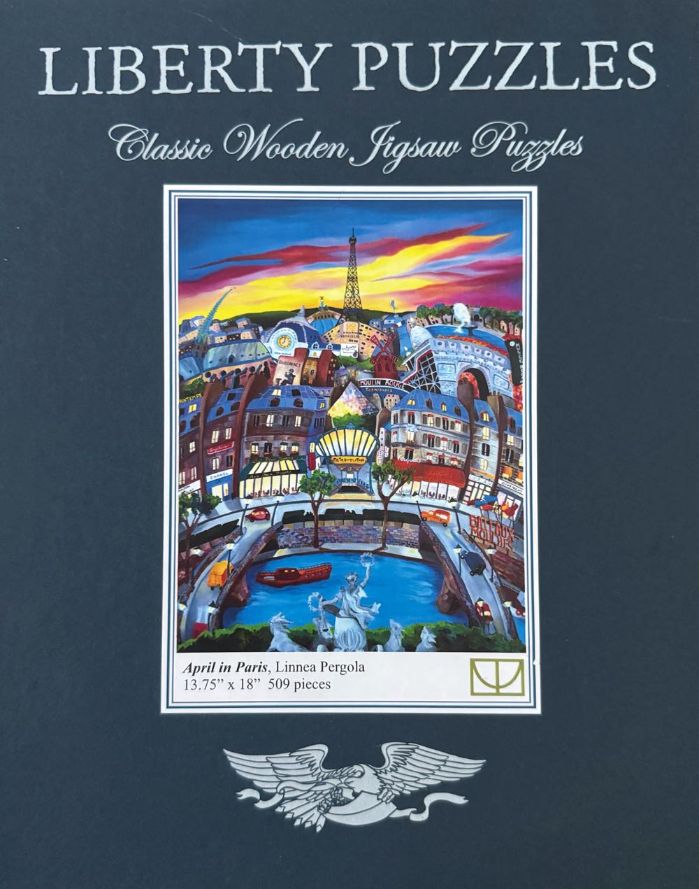 April in Paris - Liberty Puzzles puzzle collectible - Main Image 2