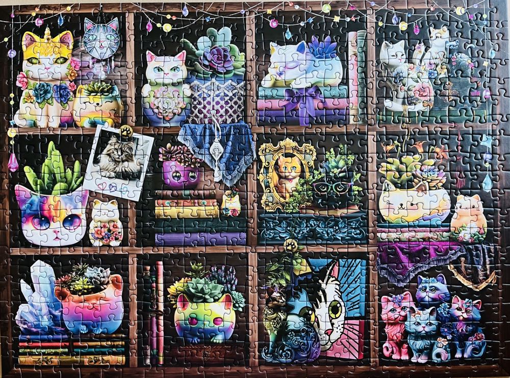 Cubby Cats And Succulents** - Ravensburger puzzle collectible [Barcode 4005555008743] - Main Image 4