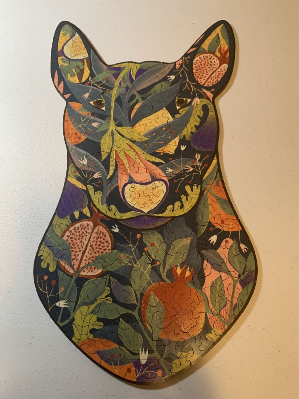 Bull Terrier Flora - Wooden Quest puzzle collectible [Barcode 4820250210044] - Main Image 2