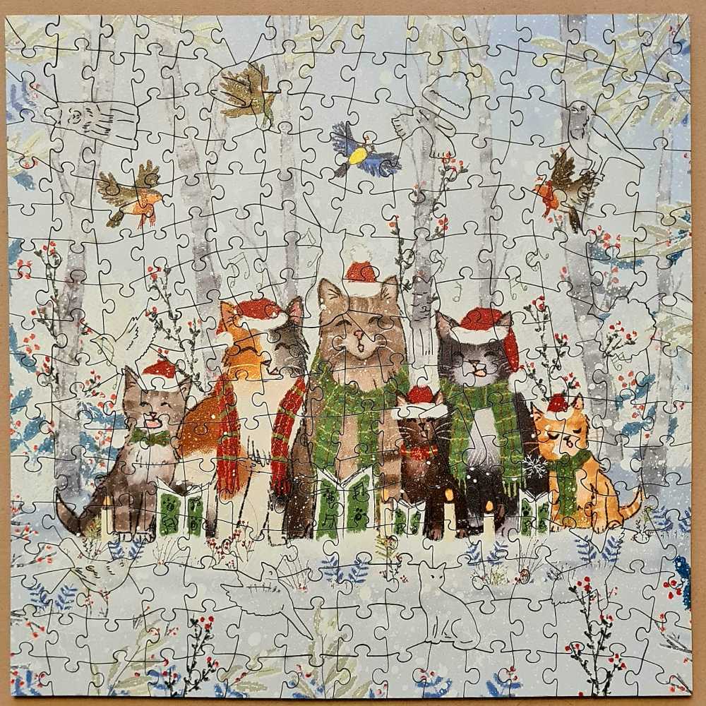 Cat Carols - Wentworth Wooden Puzzles 🇬🇧 puzzle collectible - Main Image 2