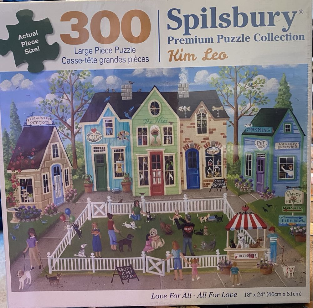 300 Piece J.b. King Art Puzzle ”santa Is Coming To Town” 18”x 24” Large Pieces