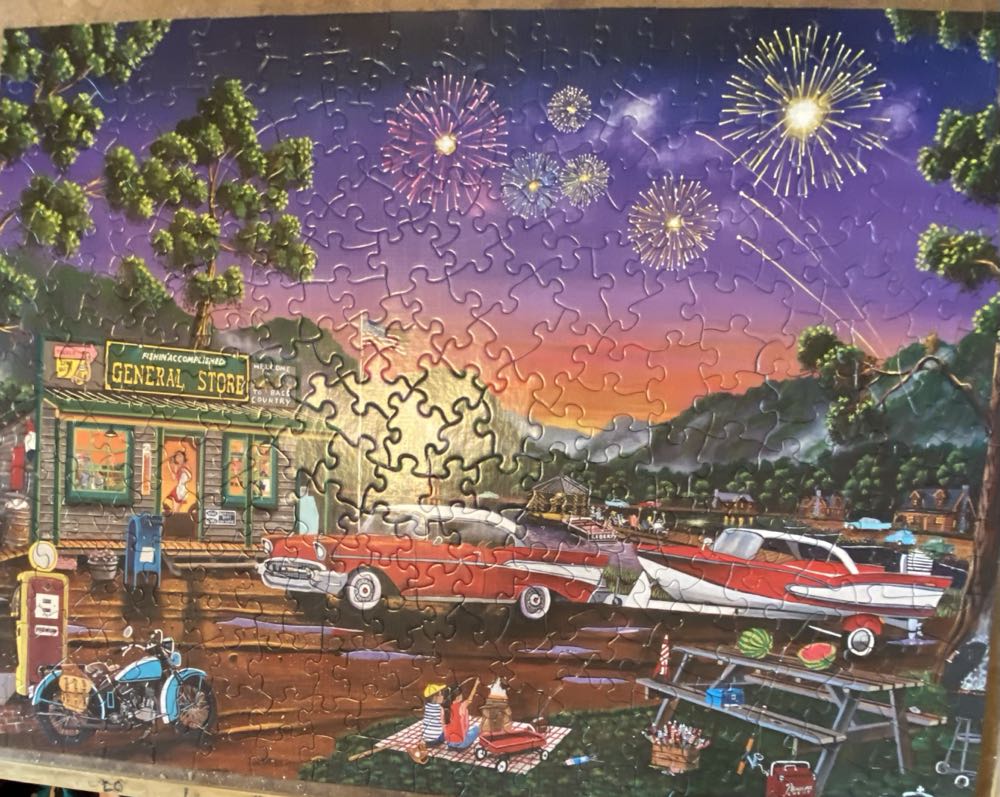 Fishin’ Accomplished - Spillsbury Puzzle Co. puzzle collectible [Barcode 810061442158] - Main Image 2