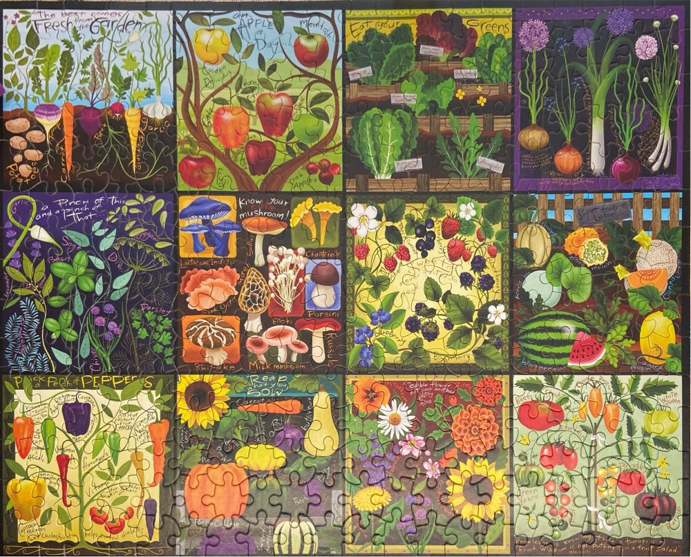 Colorful Harvest - Ceaco puzzle collectible [Barcode 021081224598] - Main Image 2