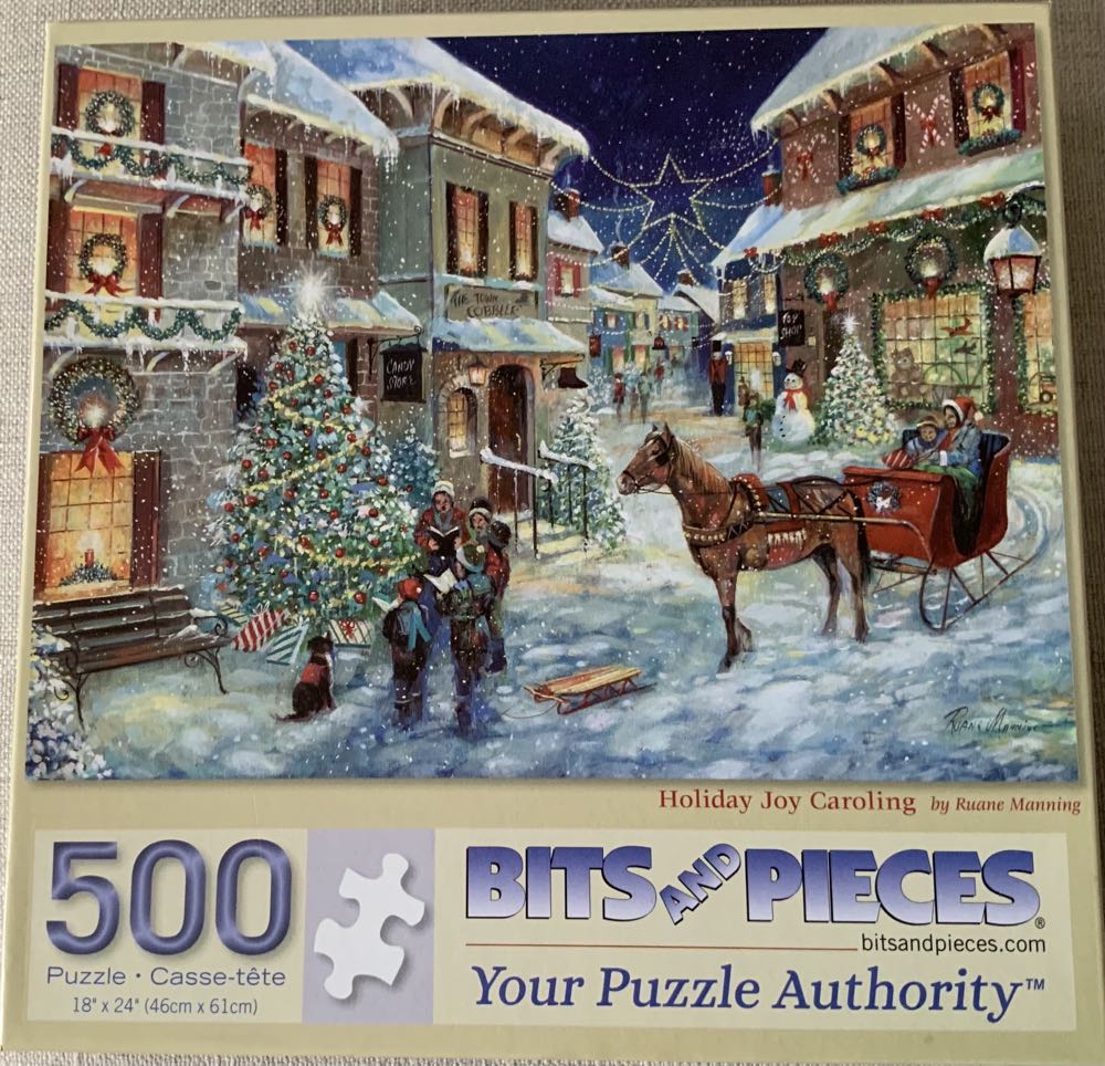 Holiday Joy Caroling -  Bits and Pieces puzzle collectible [Barcode 192949076816] - Main Image 2