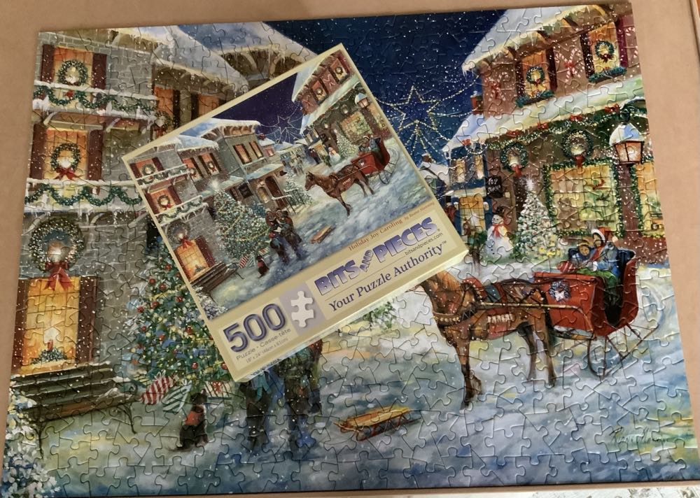 Holiday Joy Caroling -  Bits and Pieces puzzle collectible [Barcode 192949076816] - Main Image 4