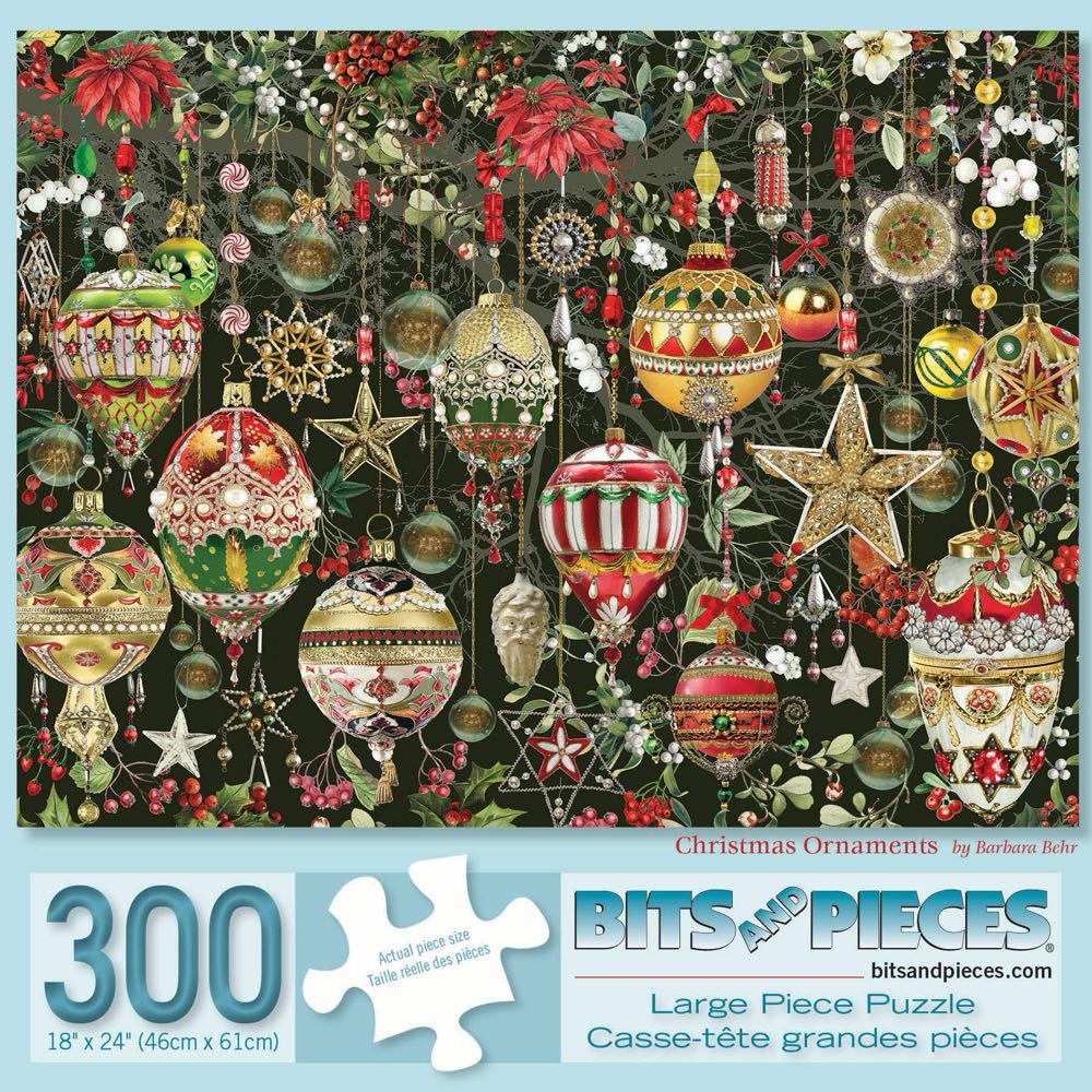 Christmas Ornaments - Bits And Pieces puzzle collectible [Barcode 192949055453] - Main Image 2