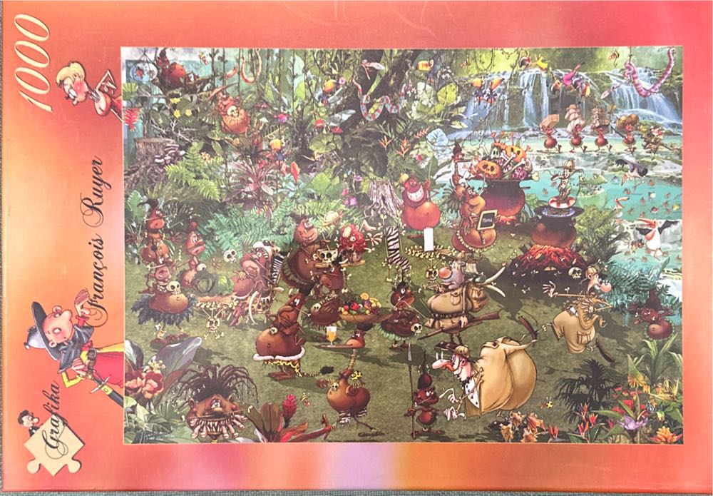 Tribal Safari: Francois Ruyer - Grafika puzzle collectible [Barcode 3663384509384] - Main Image 2