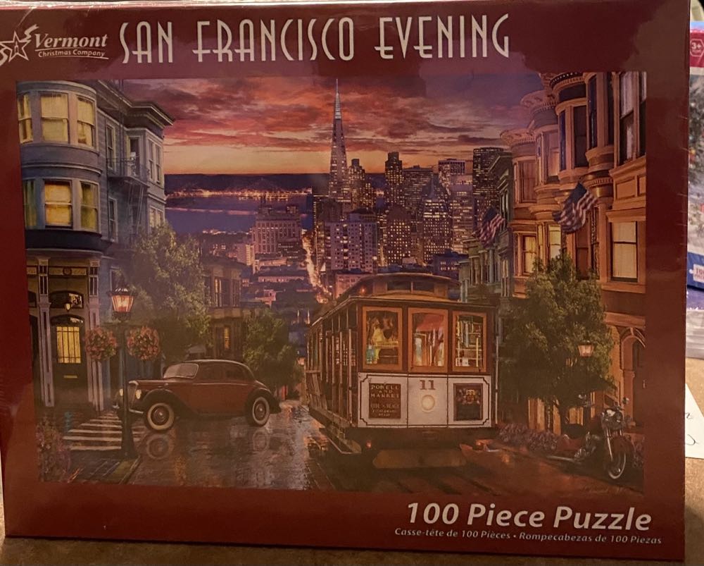 San Francisco Evening - Vermont Christmas Company 🇺🇸 puzzle collectible [Barcode 819273024015] - Main Image 2