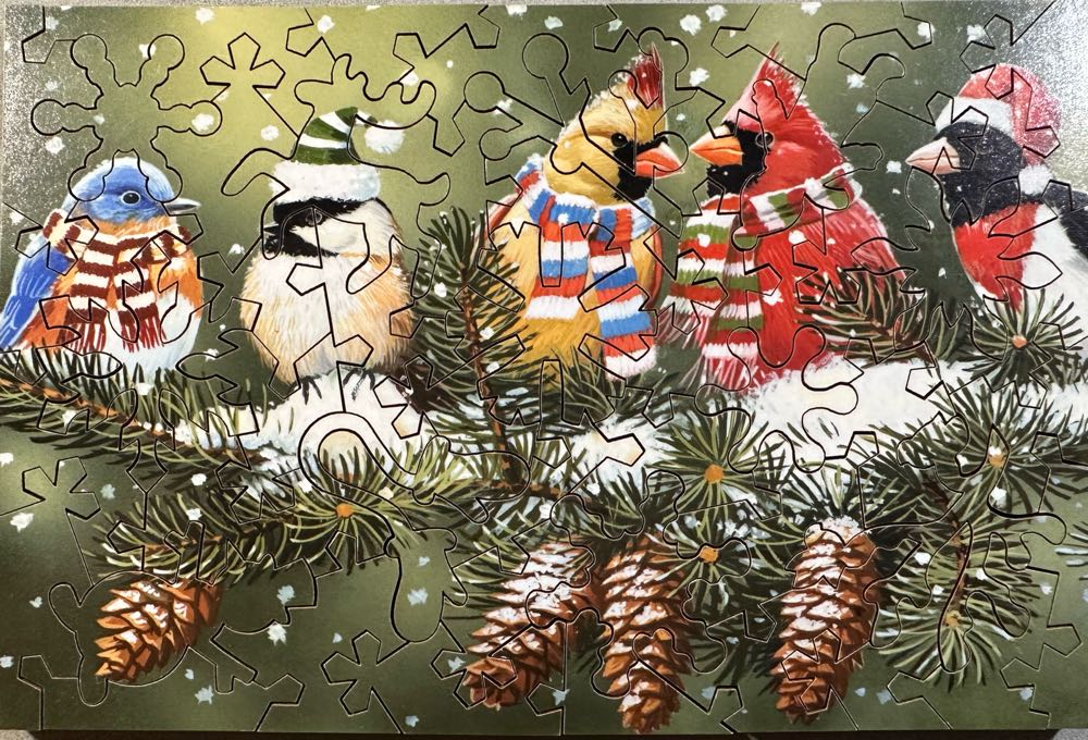 Wrapped Up For Winter - Nautilus Puzzles puzzle collectible - Main Image 2