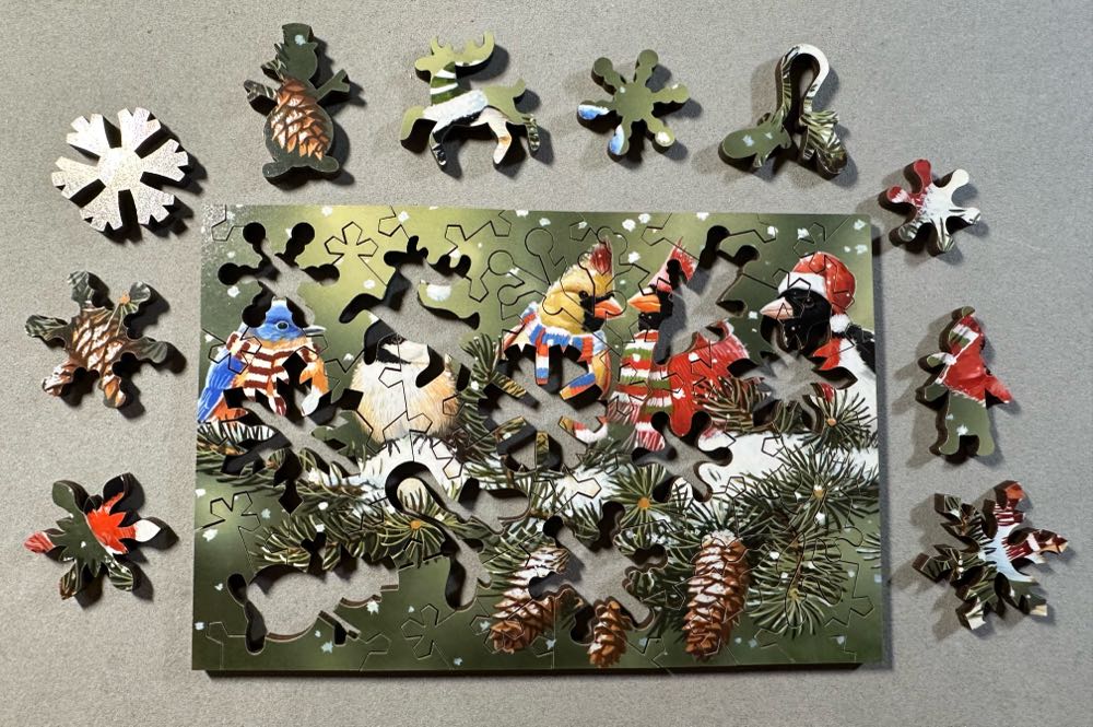 Wrapped Up For Winter - Nautilus Puzzles puzzle collectible - Main Image 3