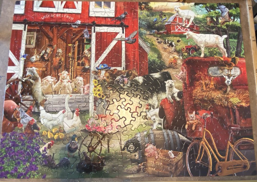 Wise Acres Farm - SunsOut puzzle collectible [Barcode 796780312050] - Main Image 2
