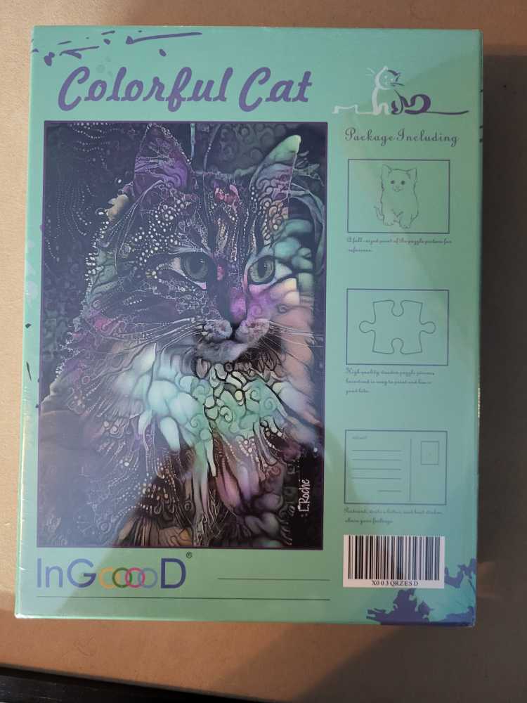 Colorful Cat - Ingooood puzzle collectible - Main Image 3