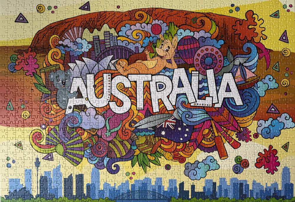 Iconic Australia - Funbox🇦🇺 puzzle collectible [Barcode 643690102076] - Main Image 2