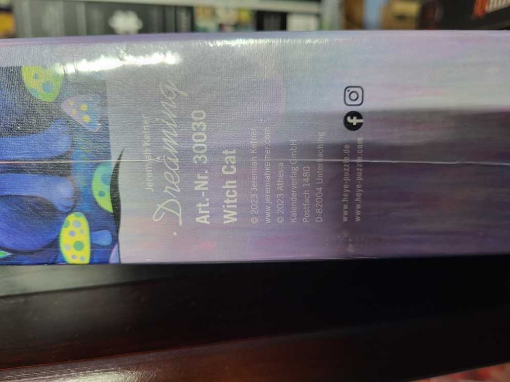 Dreaming: Witch Cat - HEYE puzzle collectible [Barcode 4001689300302] - Main Image 2