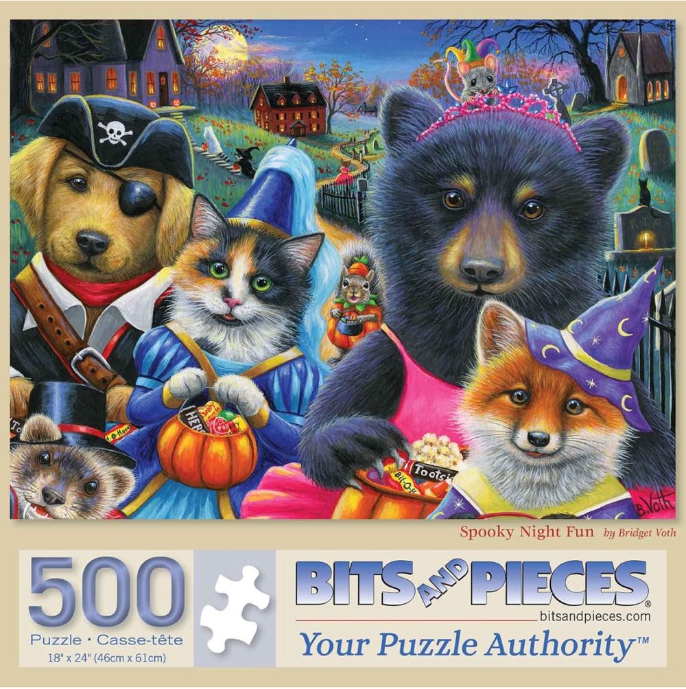 Spooky Night Fun - From Jen  NFT  - Bits And Pieces puzzle collectible [Barcode 192949074676] - Main Image 2